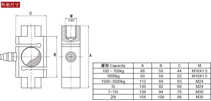 SBT623系列測(cè)力傳感器